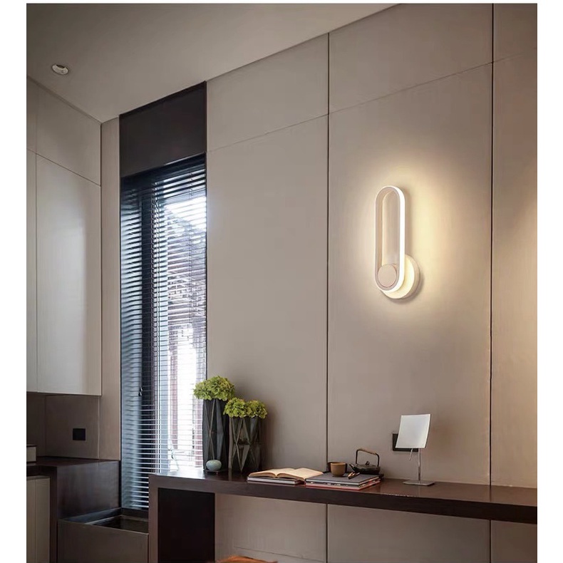 Đèn led tường trang trí phòng khách trong nhà cầu thang Bảo hành 12 tháng Lỗi 1 đổi 1 có 3 chế độ sáng, xoáy được 180 độ