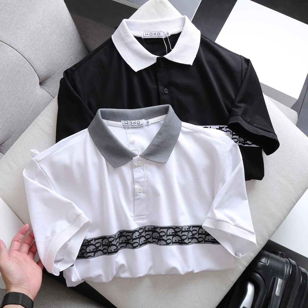 Áo phông Nam Nữ 🌵ĐỦ SIZE M - XL🌵 Áo polo Dior trơn logo kẻ ngang