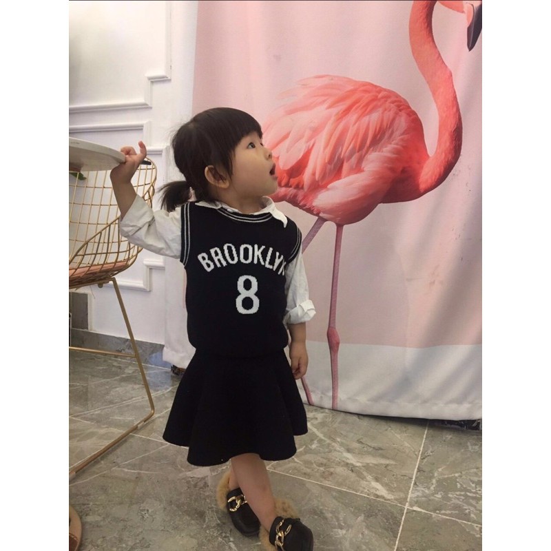 Áo gile len Brooklyn