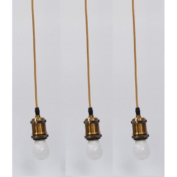 Bộ 3 dây đèn thả cổ điển bóng đèn Led búp trang trí 5w