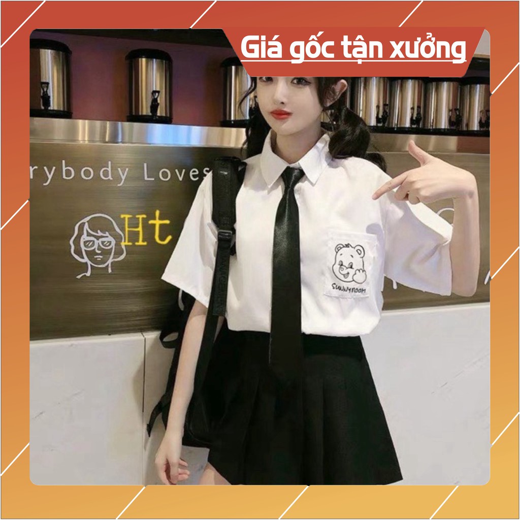 Áo sơ mi gấu chào HT12