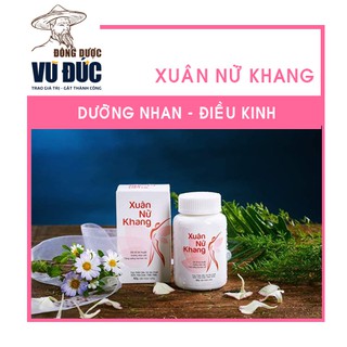 [ĐIỀU KINH]XUÂN NỮ KHANG - Hỗ trợ điều tiết nội tiết tố nữ, giảm khô rát, điều hòa kinh nguyệt