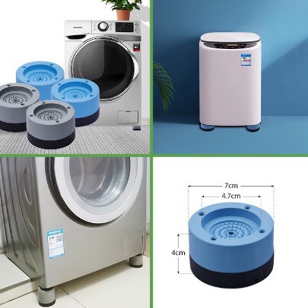 Combo 4 Chân Đế - Taky, Máy Giặt, Miếng Đệm Cao Su Lót Chân Máy Giặt Chống Ồn, Chống Rung, Tiện Dụng Trong Nhà - 5960