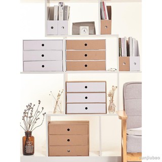Hộp giấy Kraft đựng tài liệu khổ A4 nhiều ngăn tiện dụng