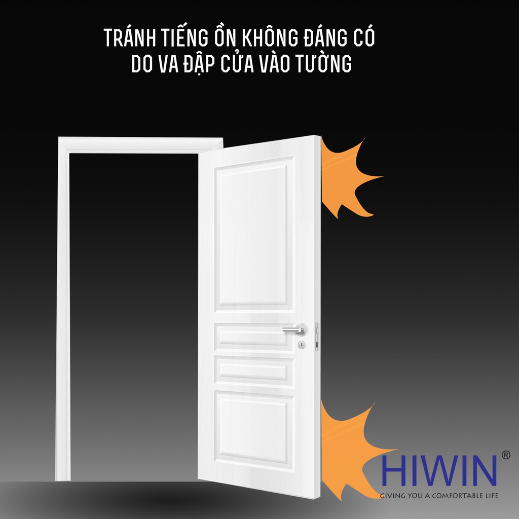 Chặn cửa nam châm thiết kế nhỏ gọn chất liệu inox 304 Hiwin Y-9005