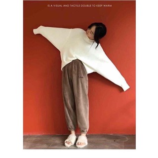 Quần nỉ bông siêu ấm