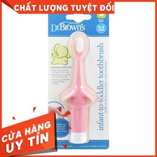 Bàn chải đánh răng hình con Voi Dr Brown's cho trẻ 0-3 tuổi