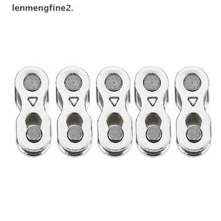 {FCC} 2Pcs Portable Bicycle Chain Master Link Joint Connector 6/8/10 Speed Quick Clip {lenmengfine2.}
