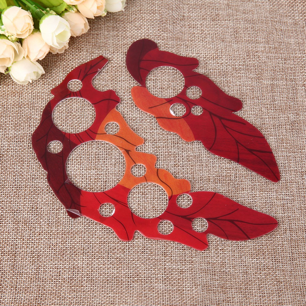 Miếng dán trang trí đàn guitar LÁ ĐỎ