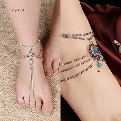 Dây xỏ ngón chân đính đá nữ tính phong cách thời trang | BigBuy360 - bigbuy360.vn