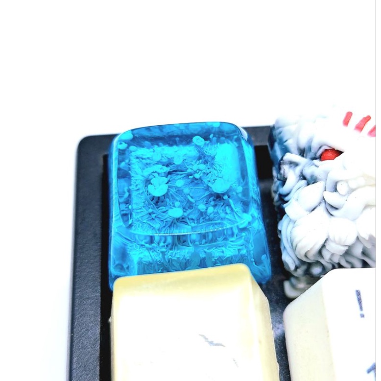 Keycap resin profile XDA 1u sắc màu trang trí bàn phím cơ gaming