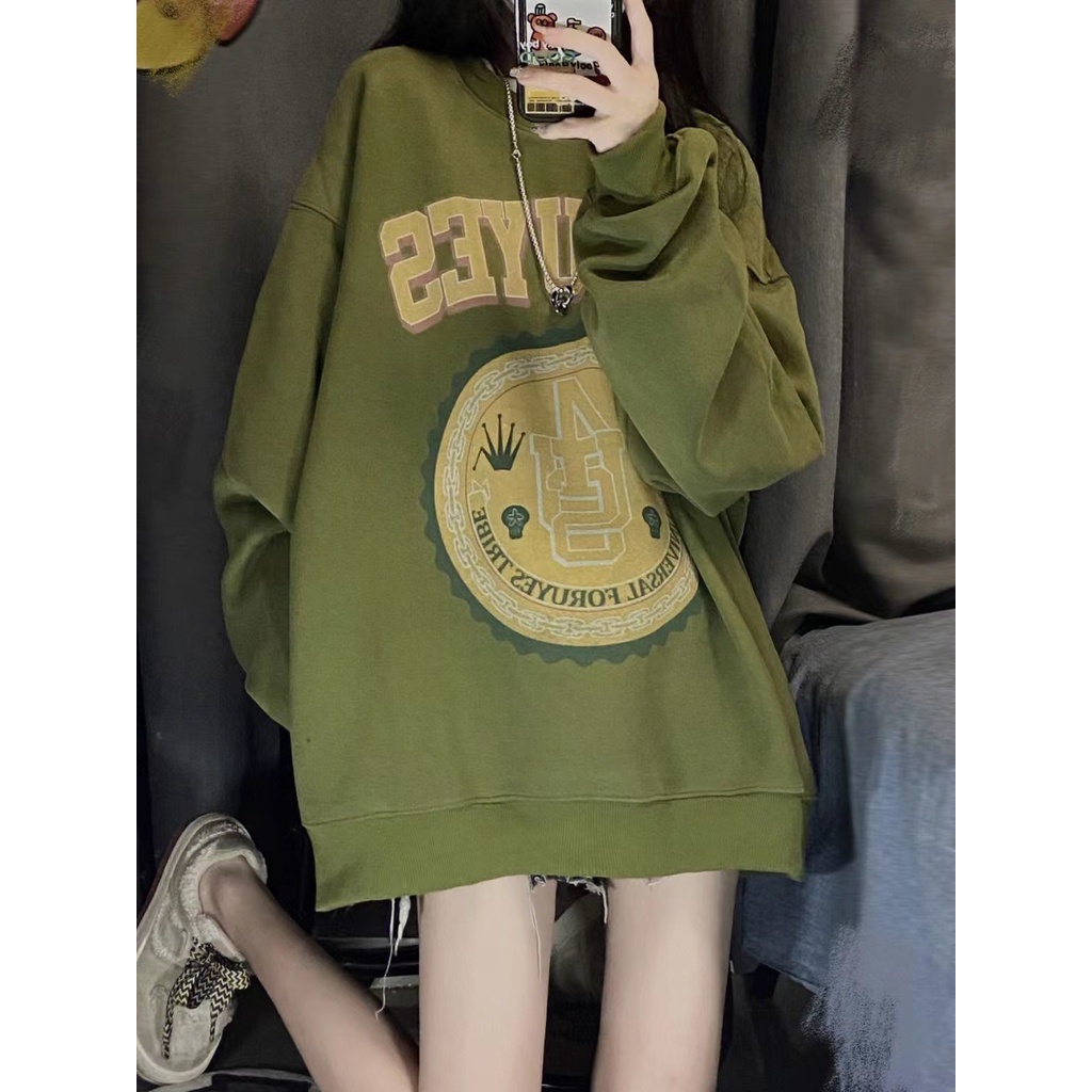 Áo Hoodie Thời Trang Xuân Thu Phong Cách Mới Cho Nữ