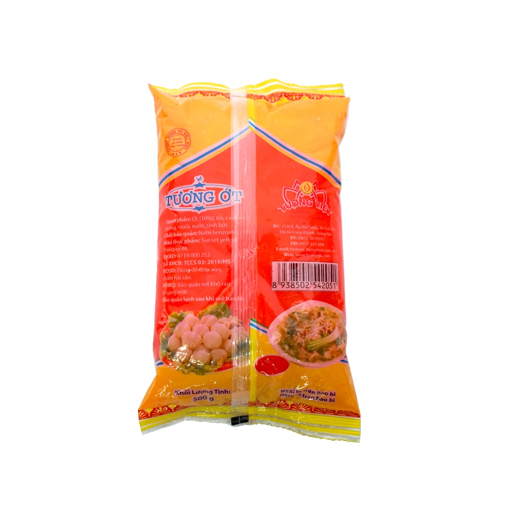 Tương Ớt Gói 500g - Tương Việt Hoa Sen