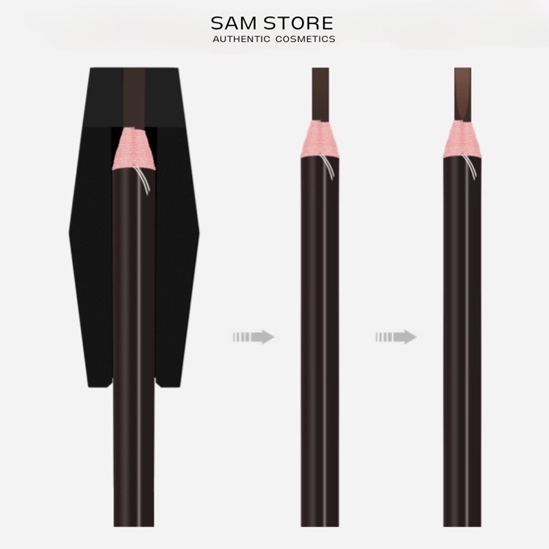 Khuôn gọt đầu chì 4in1 kẻ mày siêu mảnh dùng trong make up chuyên nghiệp và phun xăm