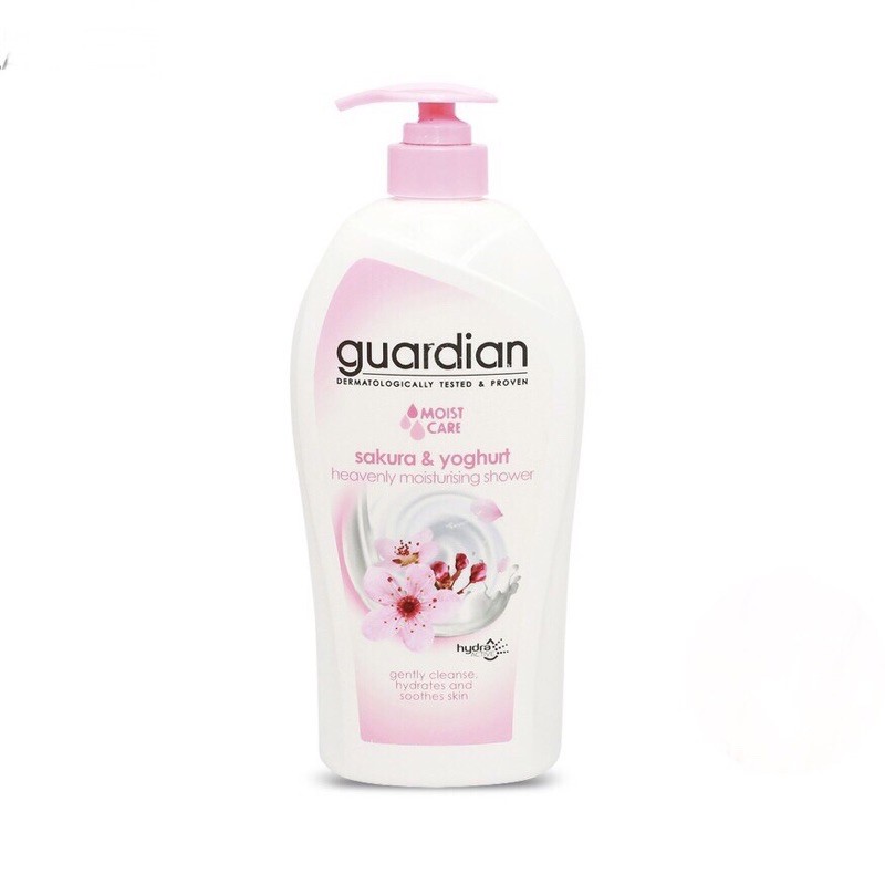 Sữa Tắm Guardian Dưỡng Ẩm Hoa Anh Đào &amp; Sữa Chua Sakura &amp; Yogurt Heavenly Moisturising Shower 1000ml / 1L