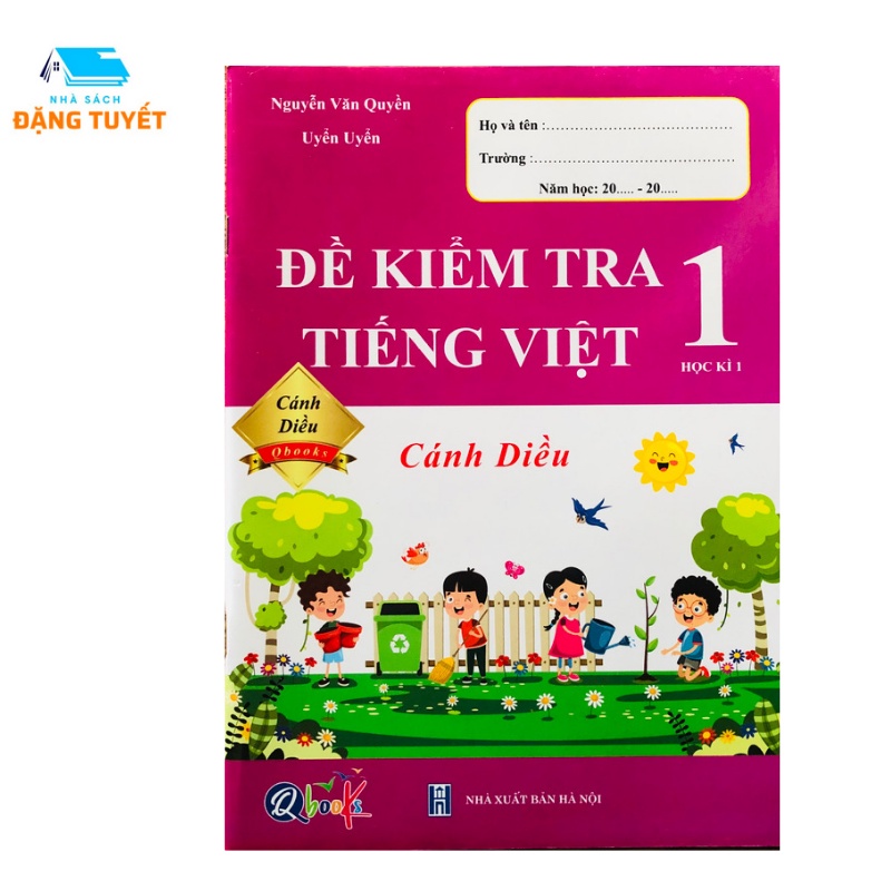 Sách - Combo Đề Kiểm Tra và Bài Tập Tuần Lớp 1 Cánh Diều - Môn Toán và Tiếng Việt học kì 1 (4 cuốn)