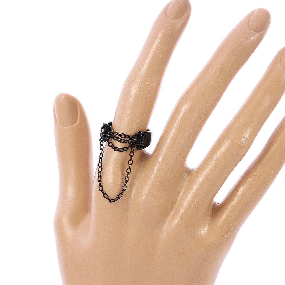 Nhẫn kim loại nhiều màu sắc phong cách vintage thời trang