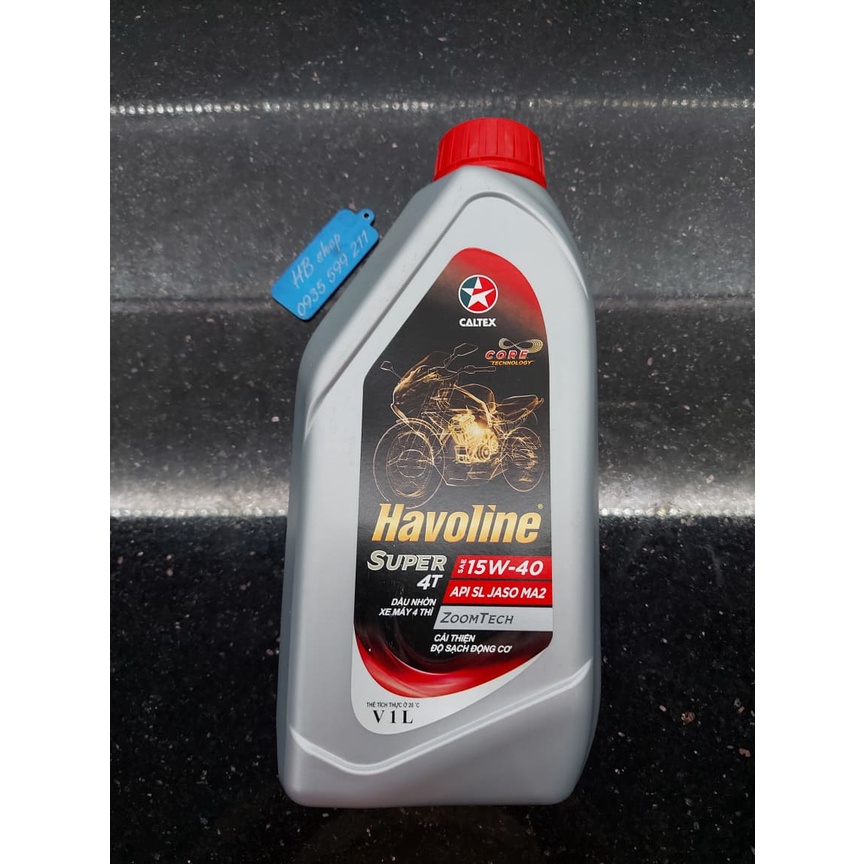 NHỚT HAVOLINE SUPER 4T SAE 15W40 XE SỐ 1L VÀ 800ML