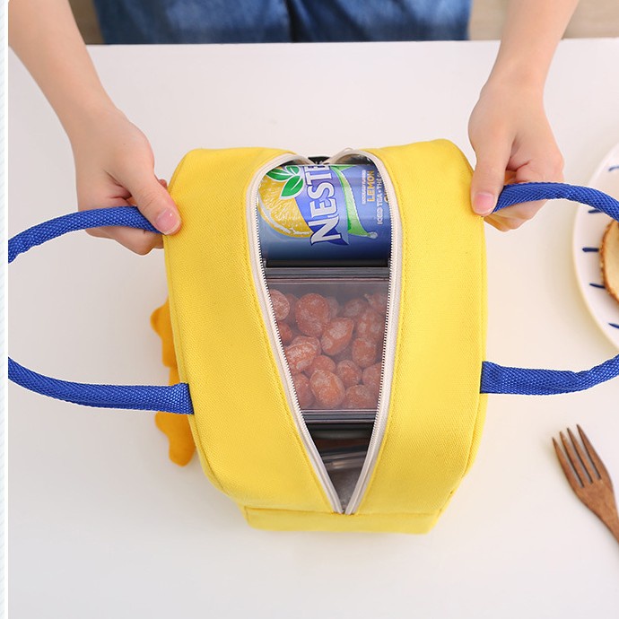 Túi 2 ngăn-3 lớp- Túi đựng cơm giữ nhiệt cao cấp - chống thấm- vải Oxford 600D