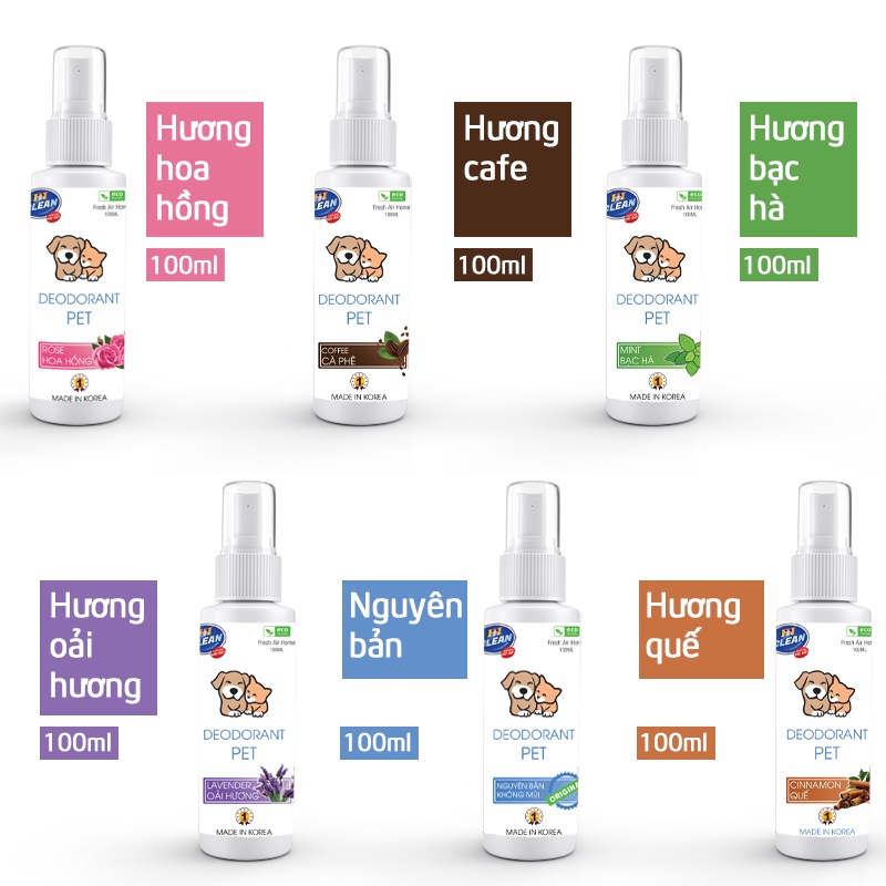 Xịt khử mùi chó mèo Freeme, khử mùi hôi nước tiểu chuồng, đệm, cát, đem lại không gian sạch sẽ cho gia đình XCM