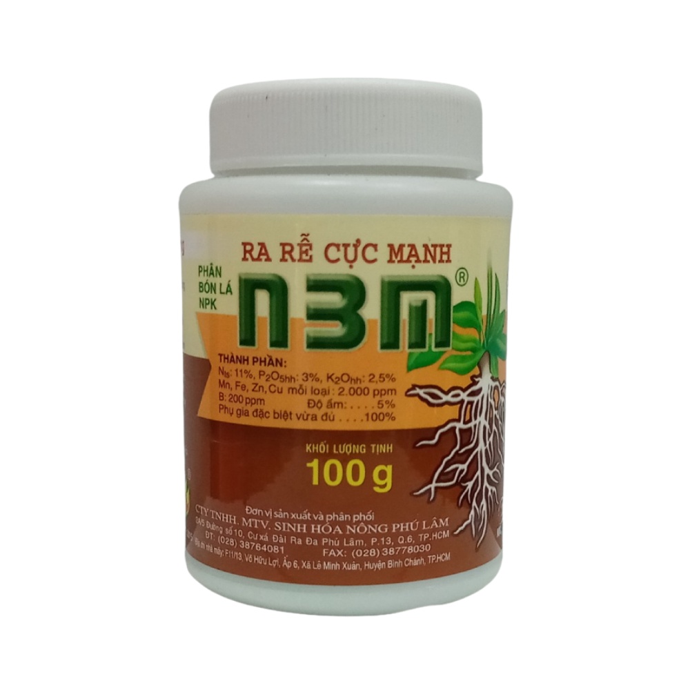 Phân Bón Lá N3M Kích Cây Ra Rễ Cực Mạnh - Hũ 100g.(NEM-001)