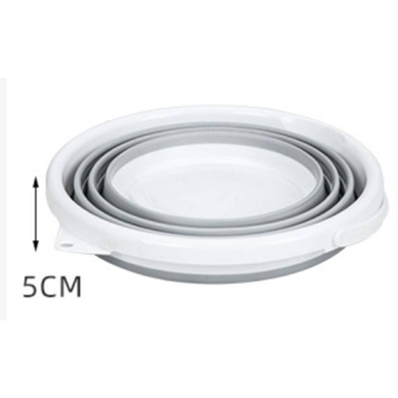 Xô Nhựa Silicone Đựng Nước Rửa Xe Hơi Có Thể Gấp Gọn Tiện Dụng