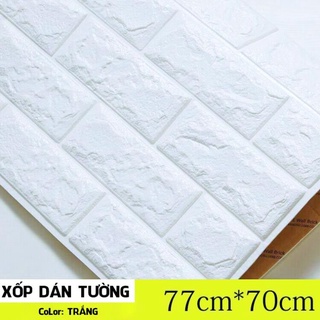 Xốp dán tường giả gạch 3D loại dày 4mm
