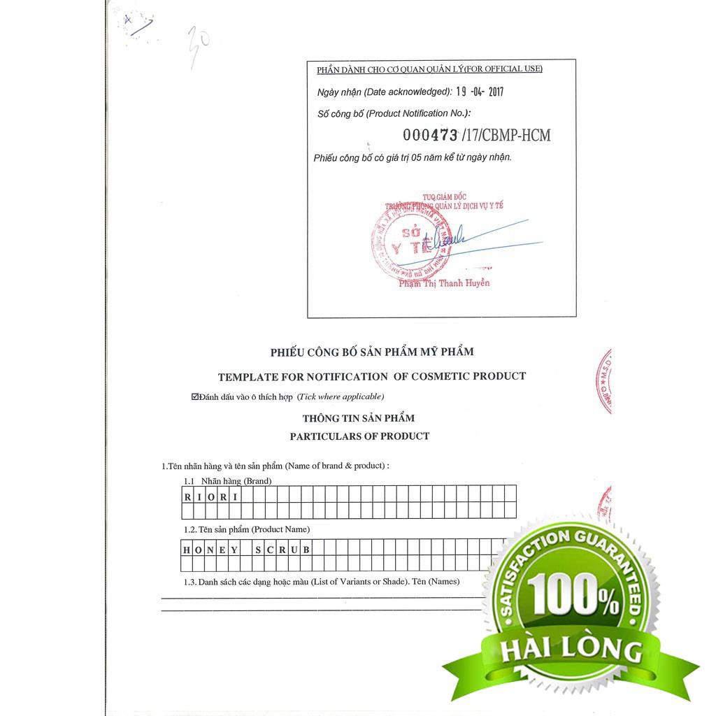 [Hàng Hãng Giá Rẻ] Tẩy Tế Bào Chết RIORI Honey Scrub | BigBuy360 - bigbuy360.vn