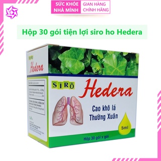 Sknm | siro ho hedera - thảo dược bổ phế, giảm ho, loãng đờm cho mẹ & bé