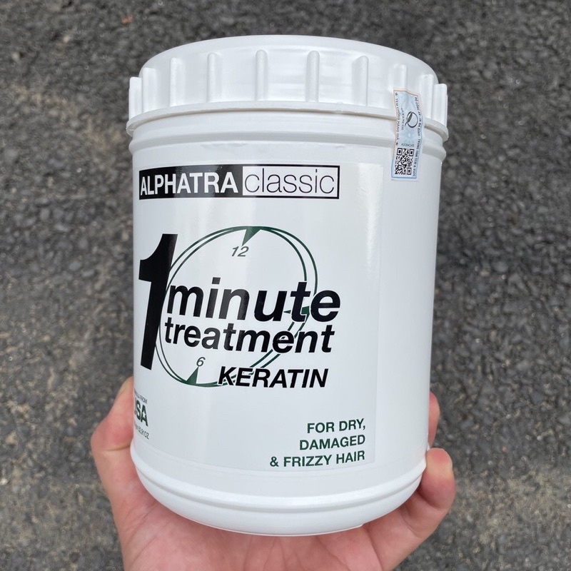 Chính hãng)Hấp ủ 1 phút One Minute Treatment Alphatra ( Usa) 1500ml