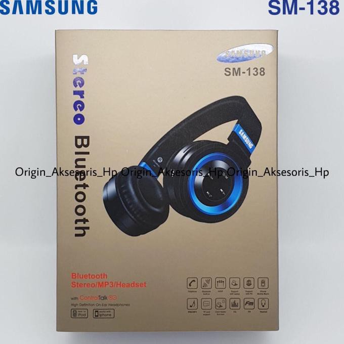 Tai Nghe Bluetooth Không Dây Samsung Sm-138 Sm 138 Màu Đen Vàng | BigBuy360 - bigbuy360.vn