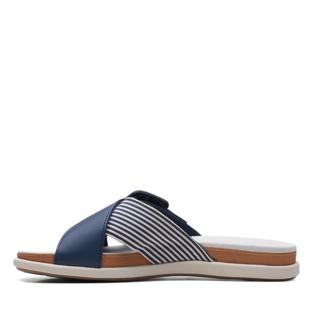 Giày Xăng Đan Nữ CLARKS Eliza April Màu Navy