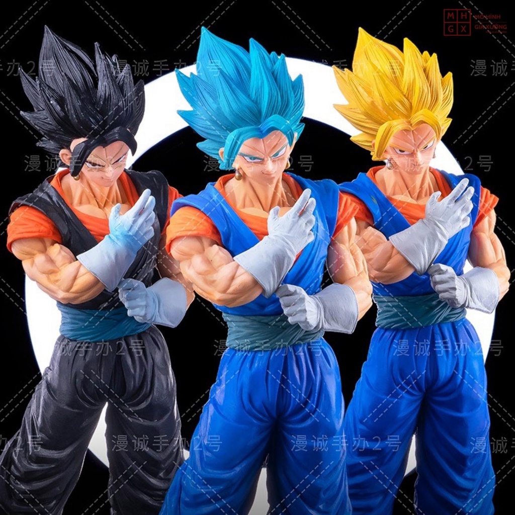 Mô hình Dragon Ball Vegito 3 màu tóc ( xanh , vàng , đen ) , hàng siêu chất cao 32cm , figure mô hình 7 viên ngọc rồng