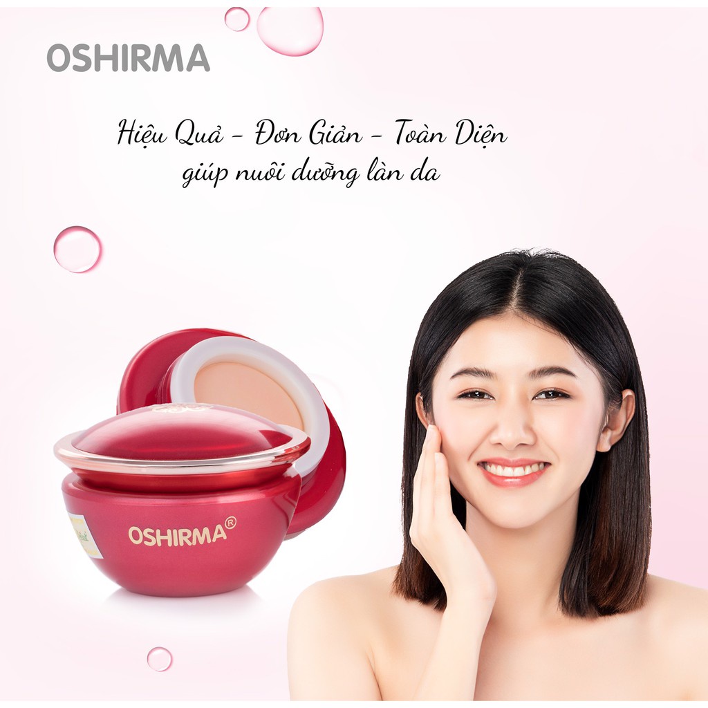 Kem Nén OSHIRMA Linh Chi Đỏ Dưỡng Trắng Chống Nắng 10gr ᴘʜᴀɴᴅɪᴇᴍᴍʏ997 Ⓡ