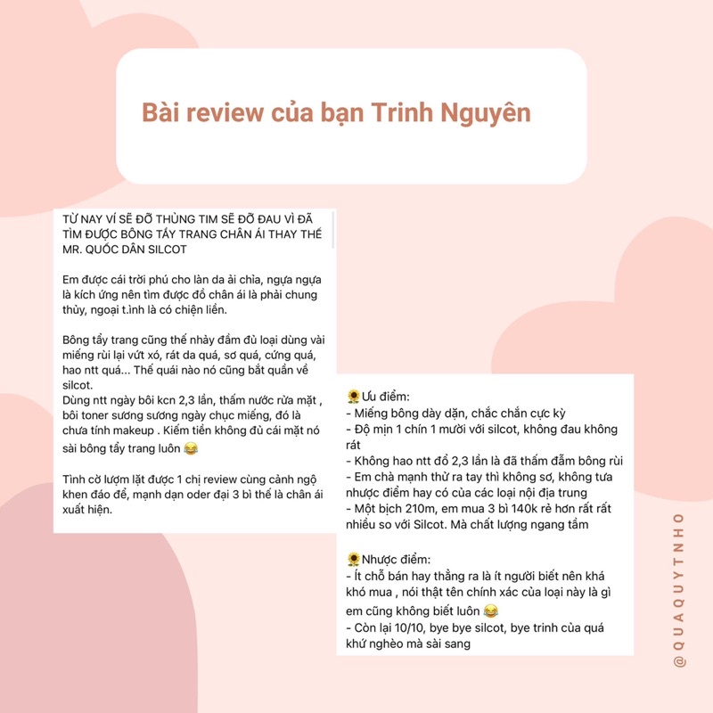 Bông tẩy trang Joycare