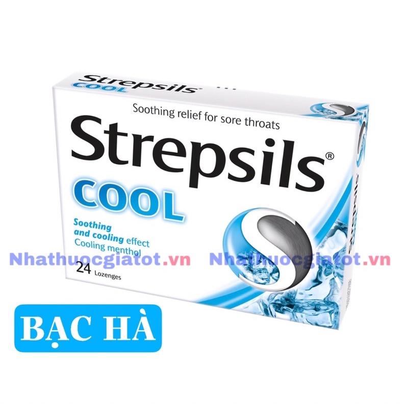 [Hộp 24 Viên] Viên Ngậm Strepsils Nhiều Vị