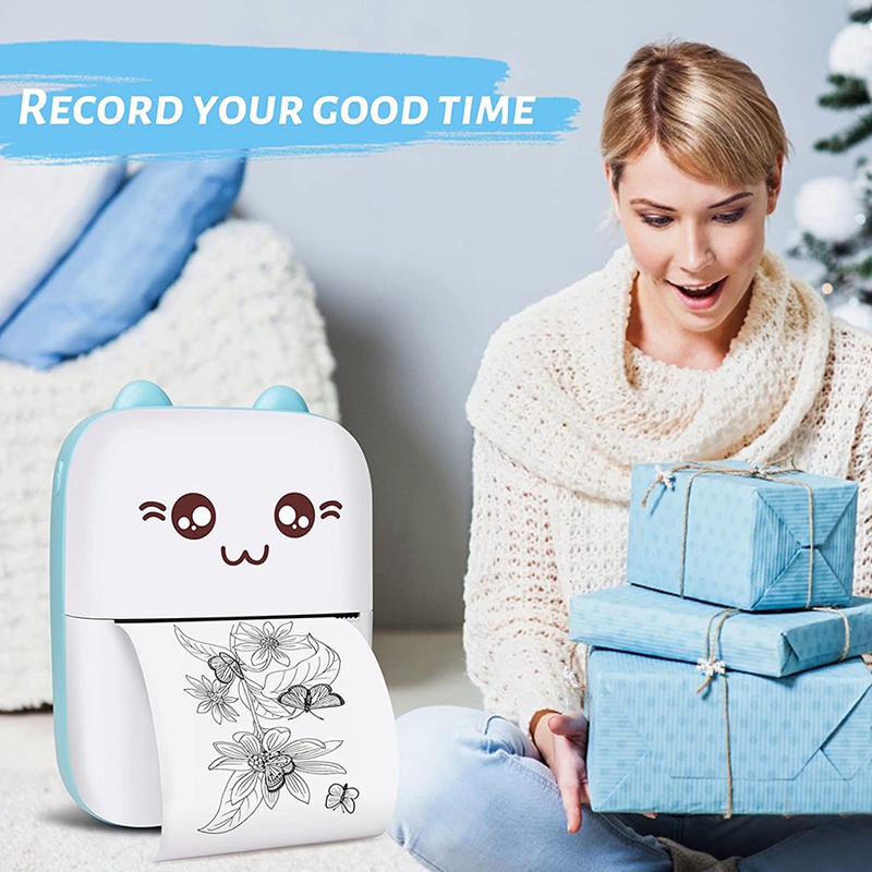 Nhãn Dán Máy In Nhiệt Di Động Mini Bluetooth V4.0 200 DPI