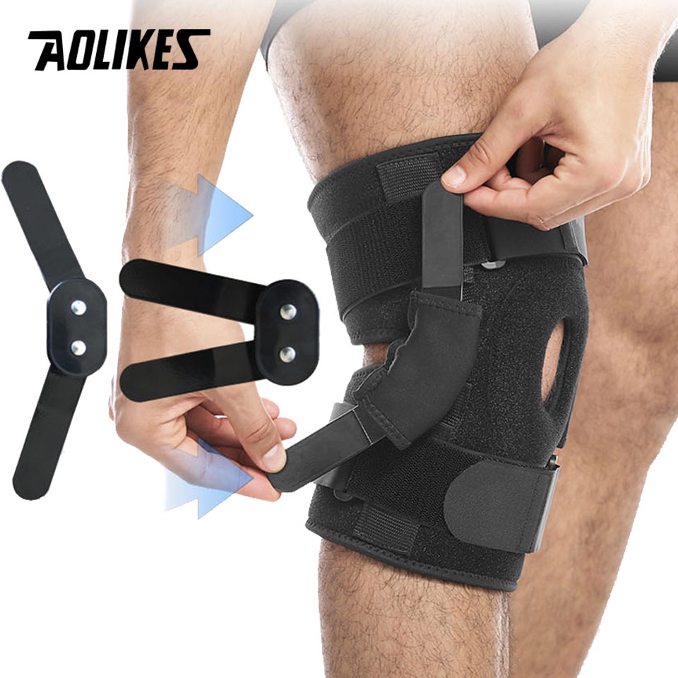 Đai quấn AOLIKES ACL hỗ trợ bảo vệ đầu gối ổn định hai mặt tháo được tiện lợi