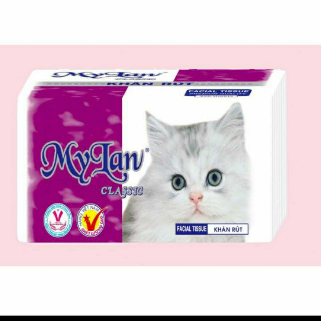 Giấy rút MyLan mèo 450 tờ