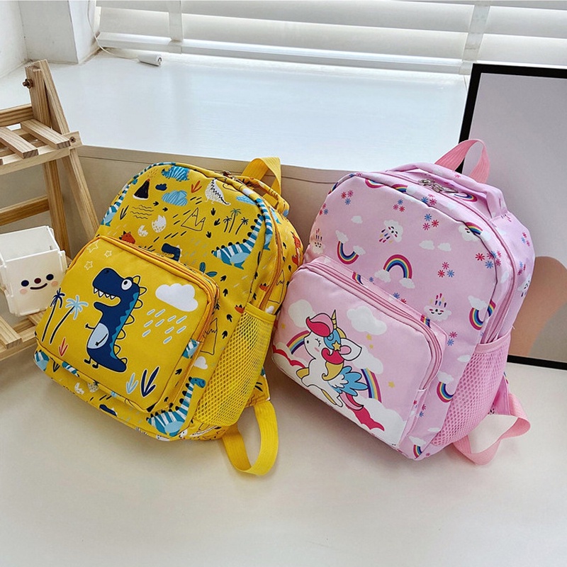 Balo học sinh in hình khủng long cho bé trai và bé gái