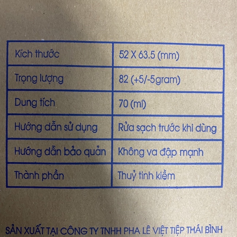 Hộp 12 Ly Việt Tiệp VTC 75 - 70ml in táo đỏ, dùng  uống trà nóng trong suốt cao cấp, an toàn