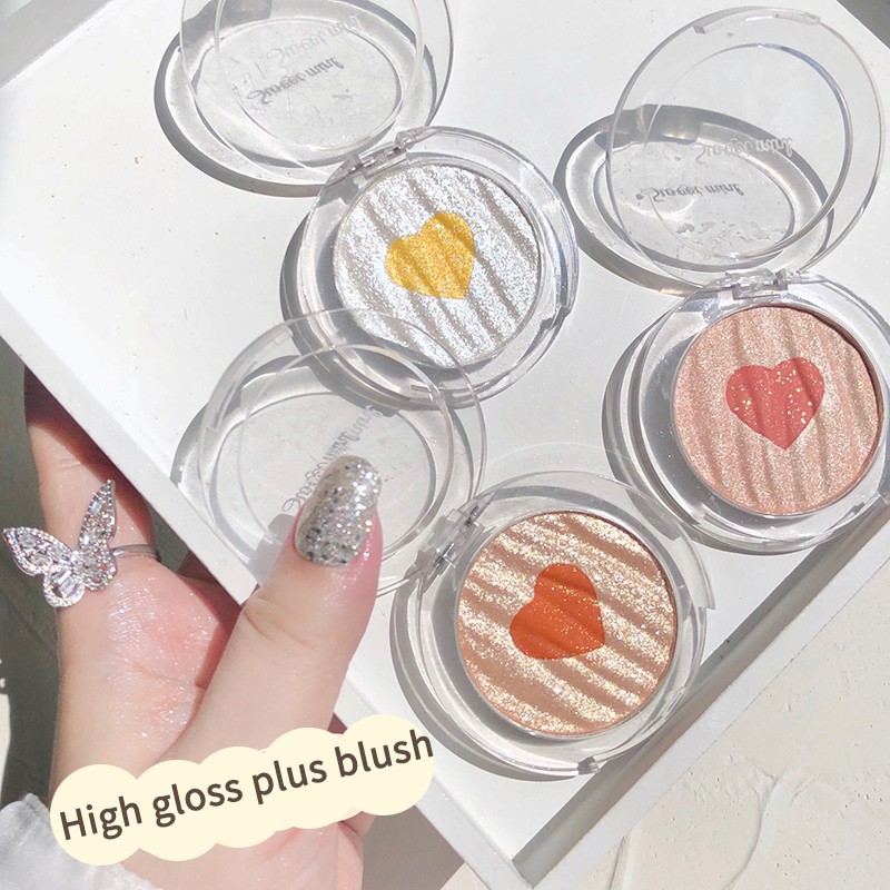 Sweet Mint Phấn má hồng lâu trôi hai tông màu hình trái tim ngọc trai long lanh highlightpearl long lanh highlight | BigBuy360 - bigbuy360.vn