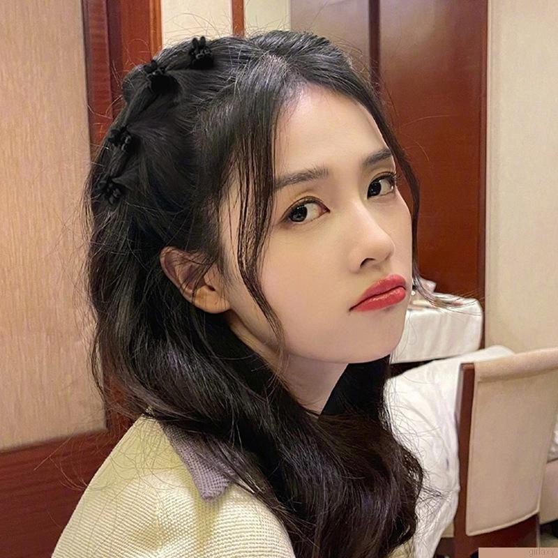 Kẹp tóc mini màu trơn phong cách Hàn Quốc thời trang cho nữ