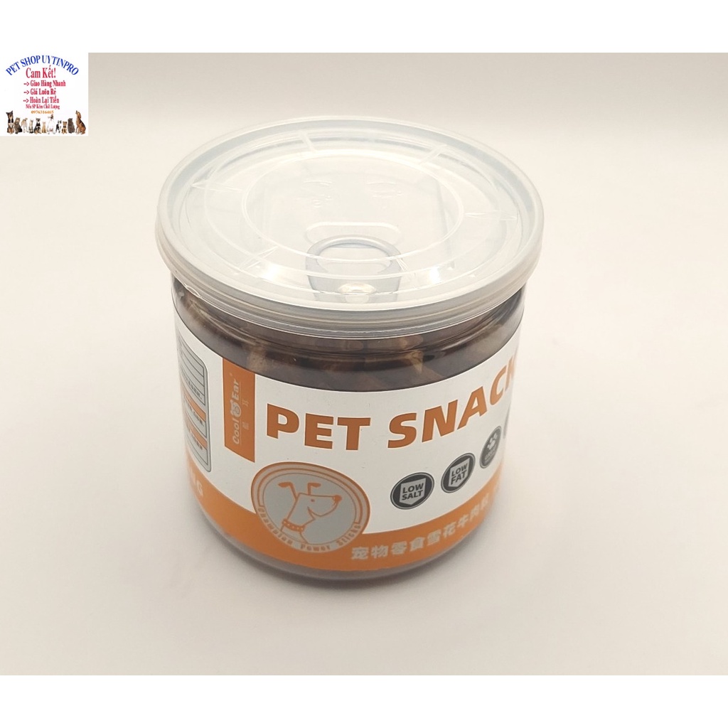 Bánh thưởng cho Chó dạng viên Pet Snacks Hộp 180g Thơm ngon, Giúp bổ sung dinh dưỡng, Vitamin, Tăng sức đề kháng