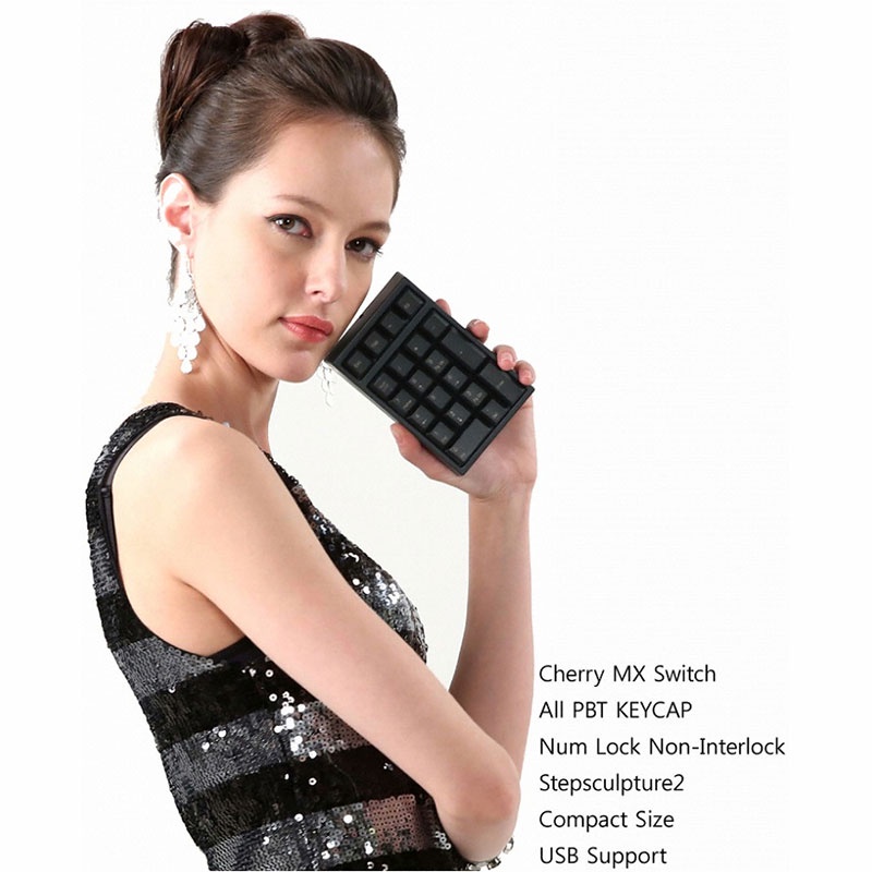 Bàn Phím Số Cơ Switch Cherry Cao Cấp Leopold FC210TP Numpad Thương Hiệu Hàn Quốc
