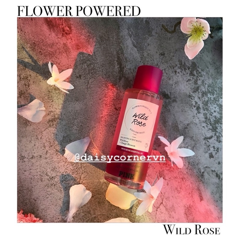 [🇺🇸Bill Mỹ] Xịt thơm body mist Pink Limited Edition Flower | Thế Giới Skin Care