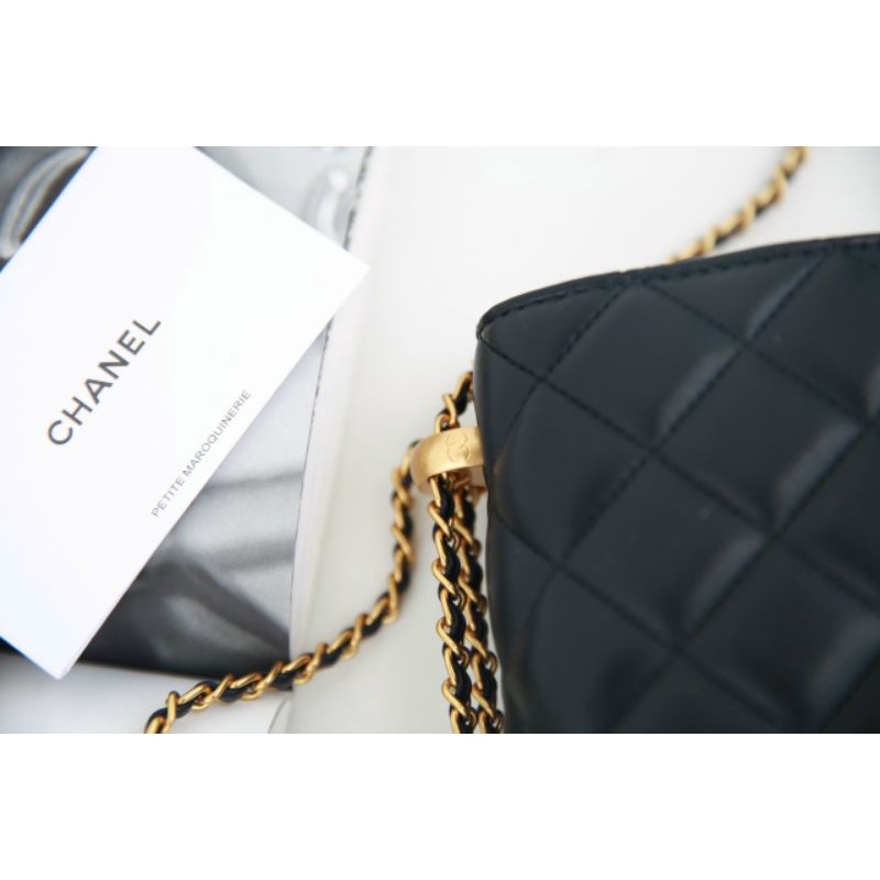 Túi xách nữ C.N da thật sz19cm bản đặc biệt chỉnh quai đeo da lì mềm fullbox nam châm