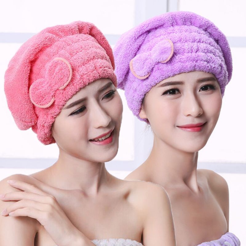 Khăn quấn khô tóc hình san hô,,,