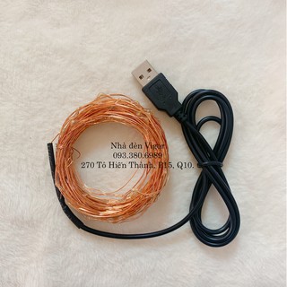 Đèn Đom Đóm 10m (Cổng USB) - Dây đồng