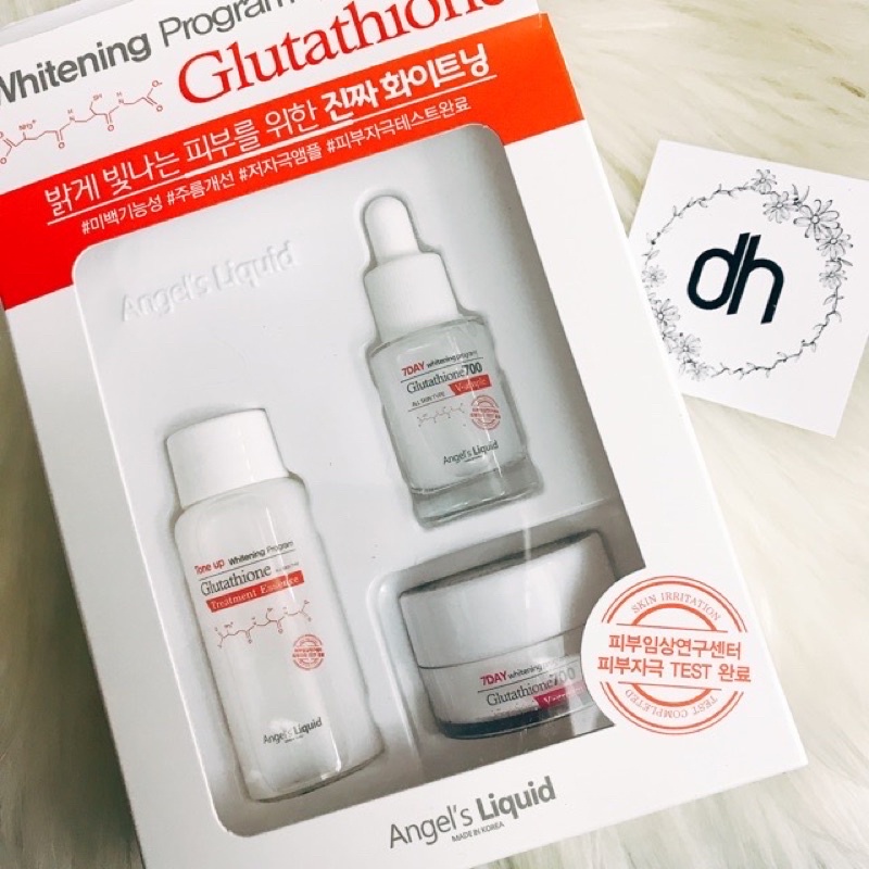 Huyết Thanh Trắng Da 7Day Whitening Program Glutathione 700 V-Ample